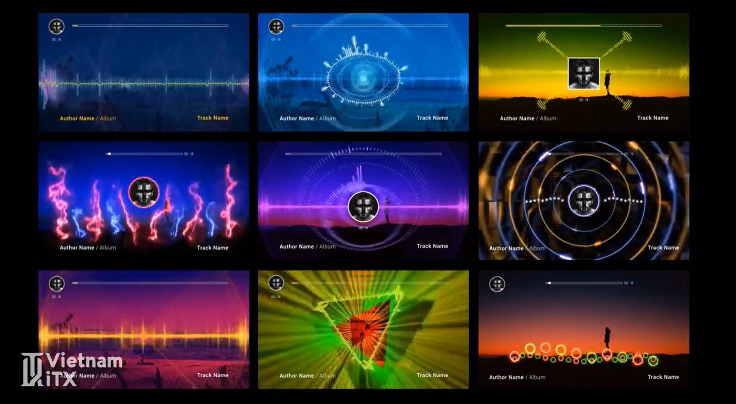 Audio Spectrum Music Visualizers 50+ template hiệu ứng chuyển động sóng nhạc.jpg