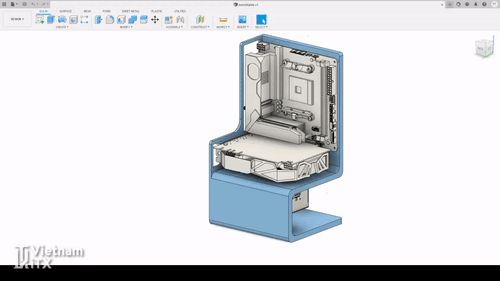 Bản vẽ in 3d modding case mini itx cho ae DIY phiên bản custom theo ý muốn