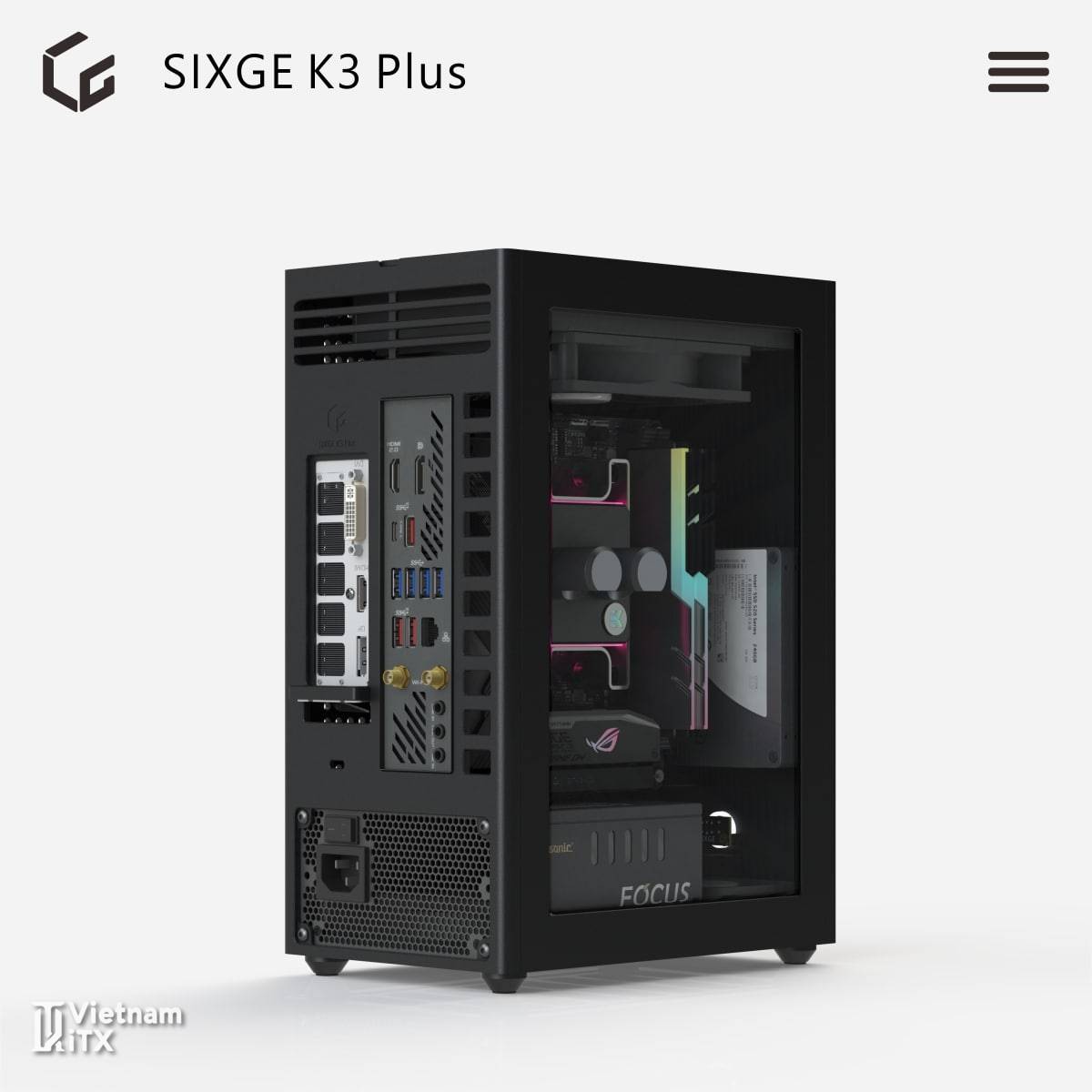 Sixge K3 Plus phiên bản nâng cấp v3.0 tới từ dòng vỏ máy itx K3S (1).jpg