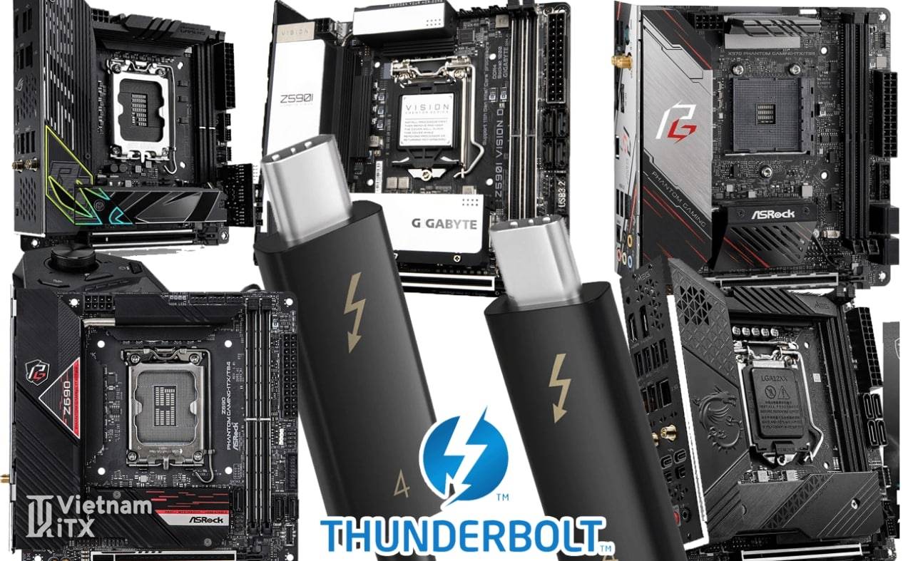 Top 8 mainboard mini itx hỗ trợ cổng Thunderbolt 4 Type C
